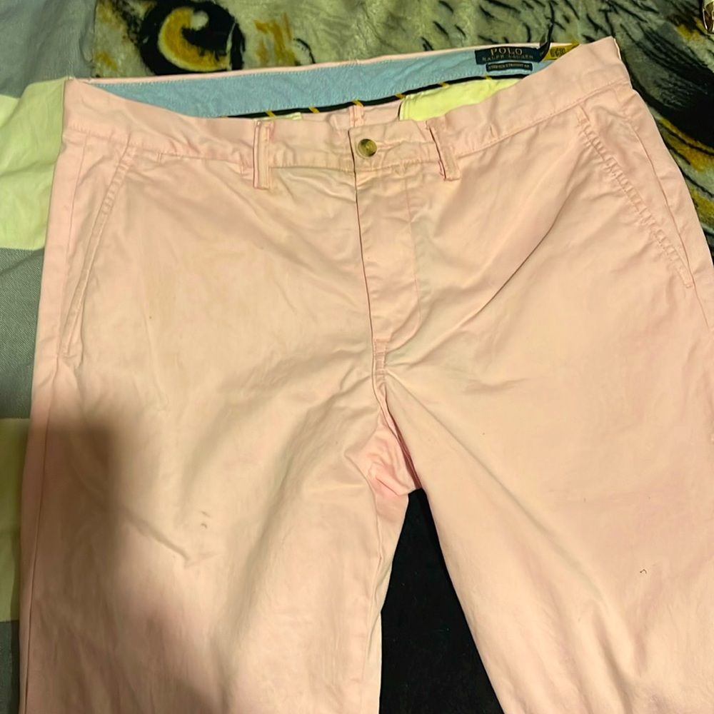 Brand new men’s pink polo pants